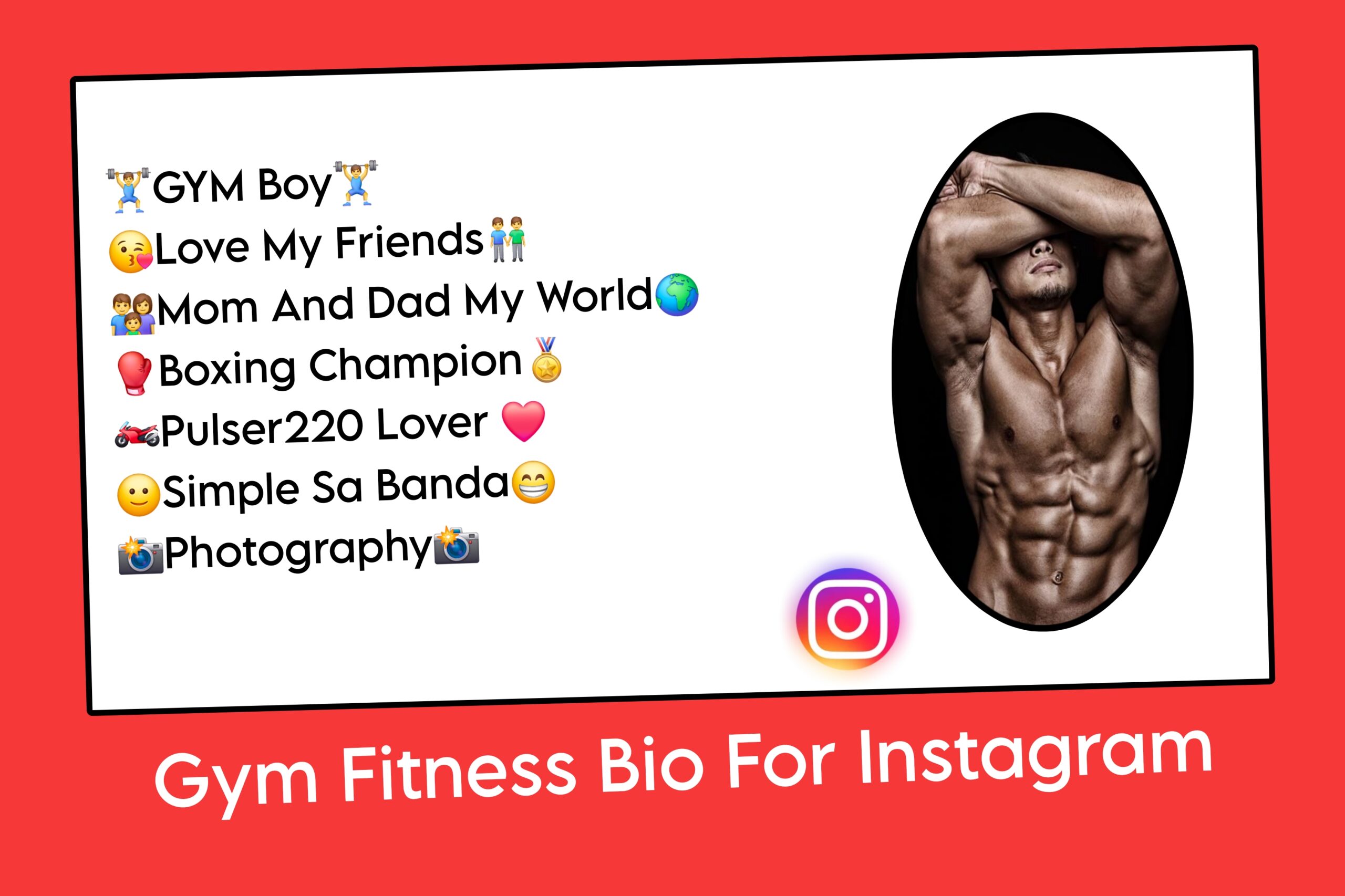 Gym Fitness Bio For Instagram