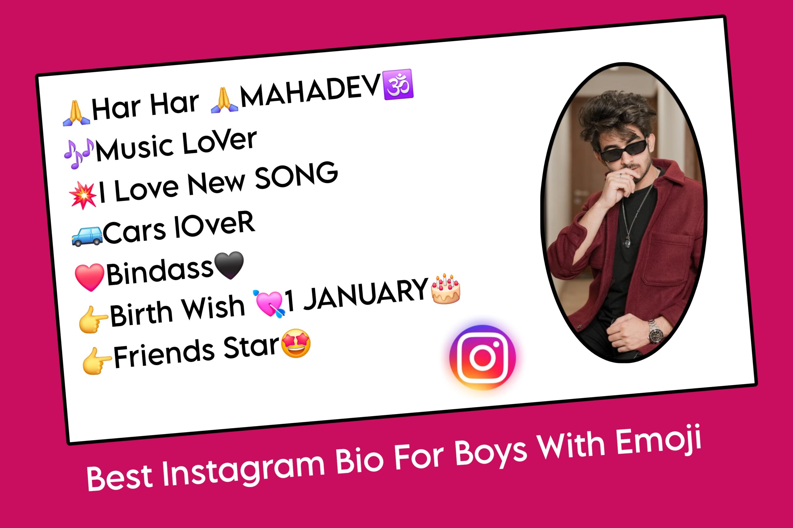 Best Instagram Bio For Boys With Emoji