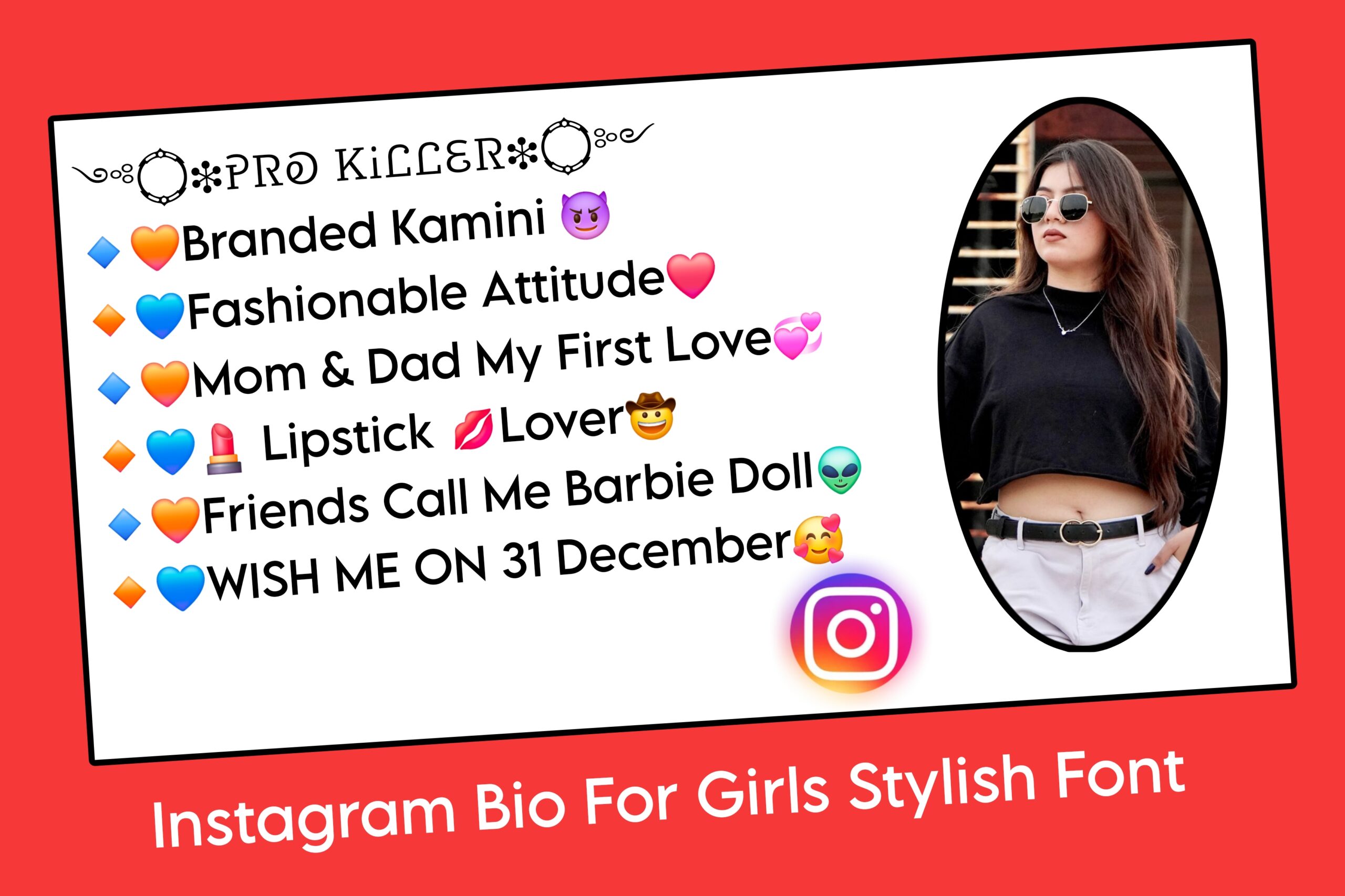 Instagram Bio For Girls Stylish Font