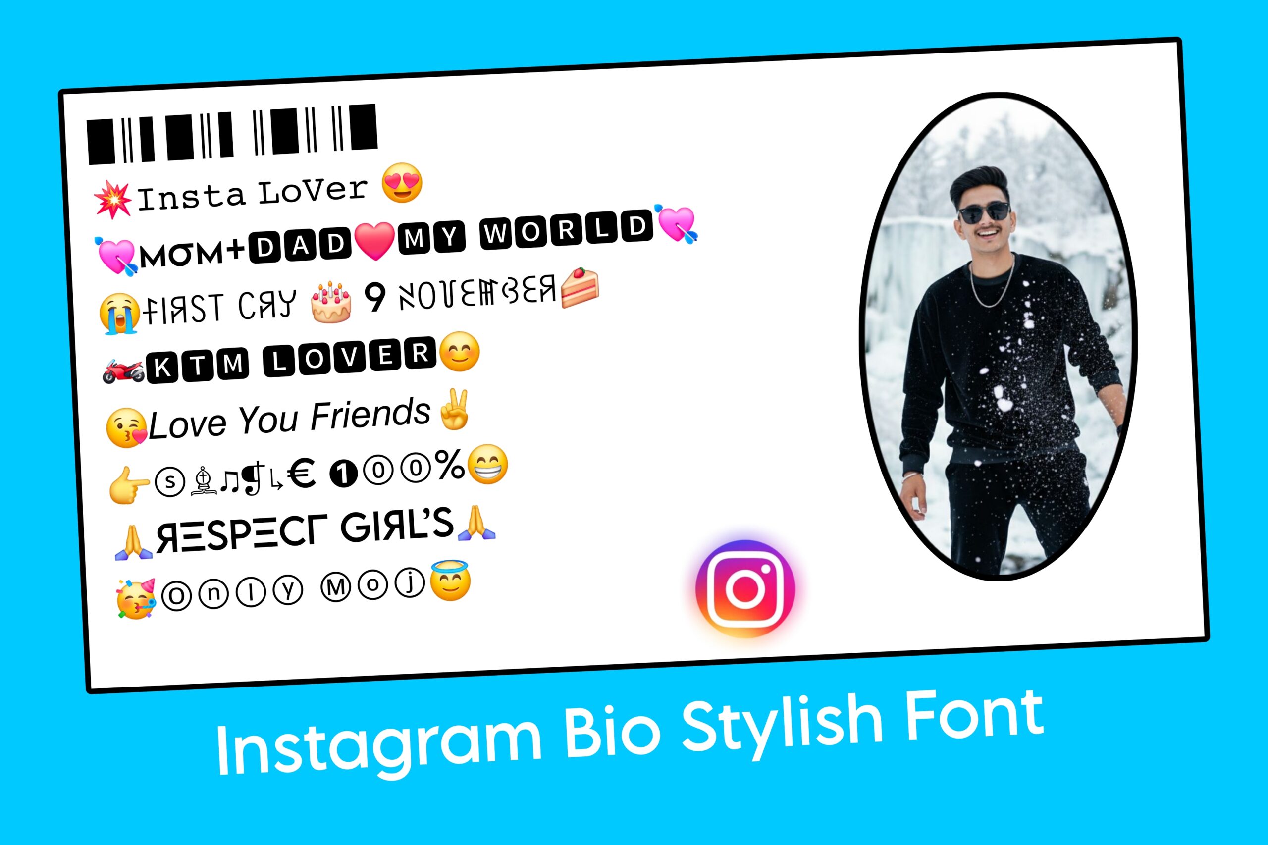 Instagram Bio Stylish Font