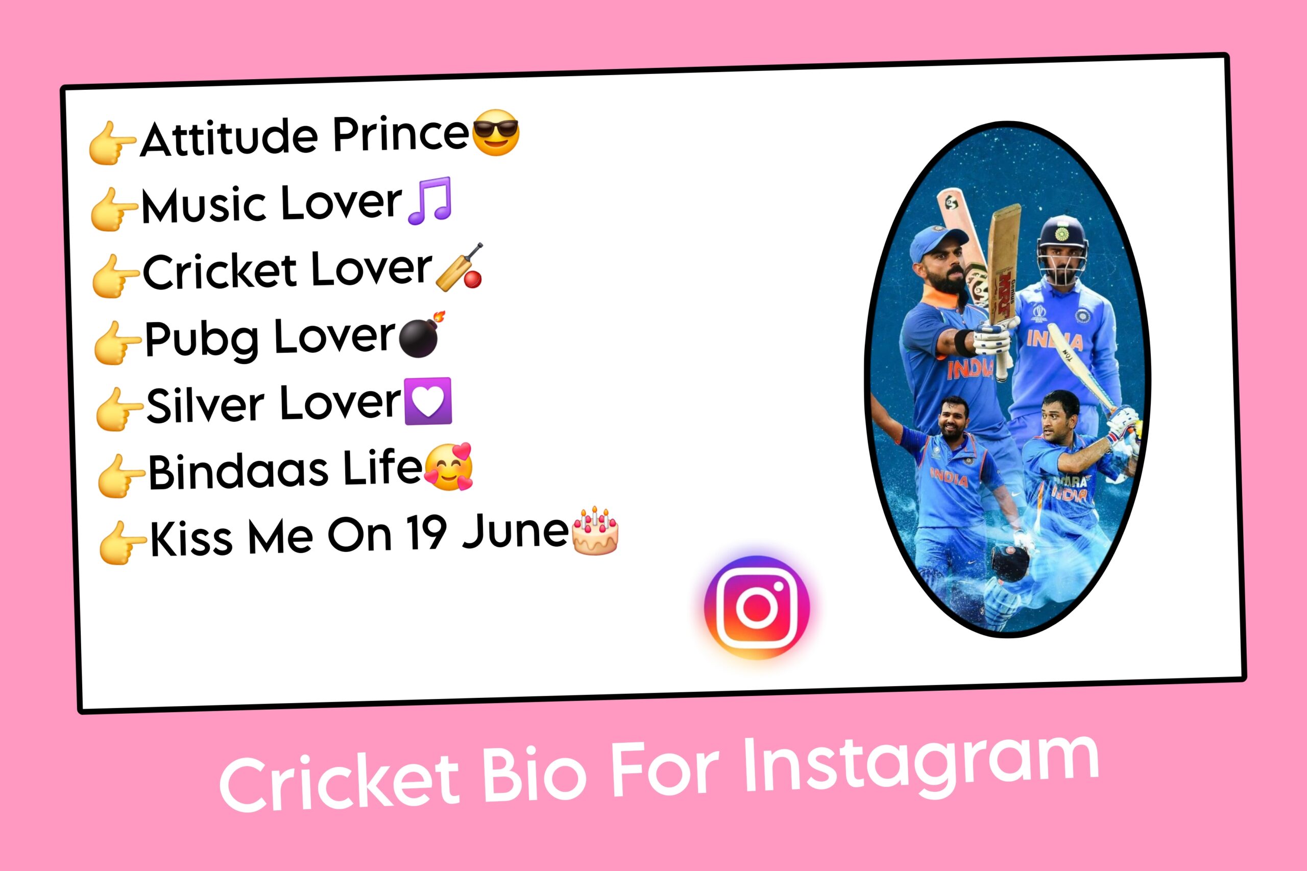 Cricket Bio For Instagram