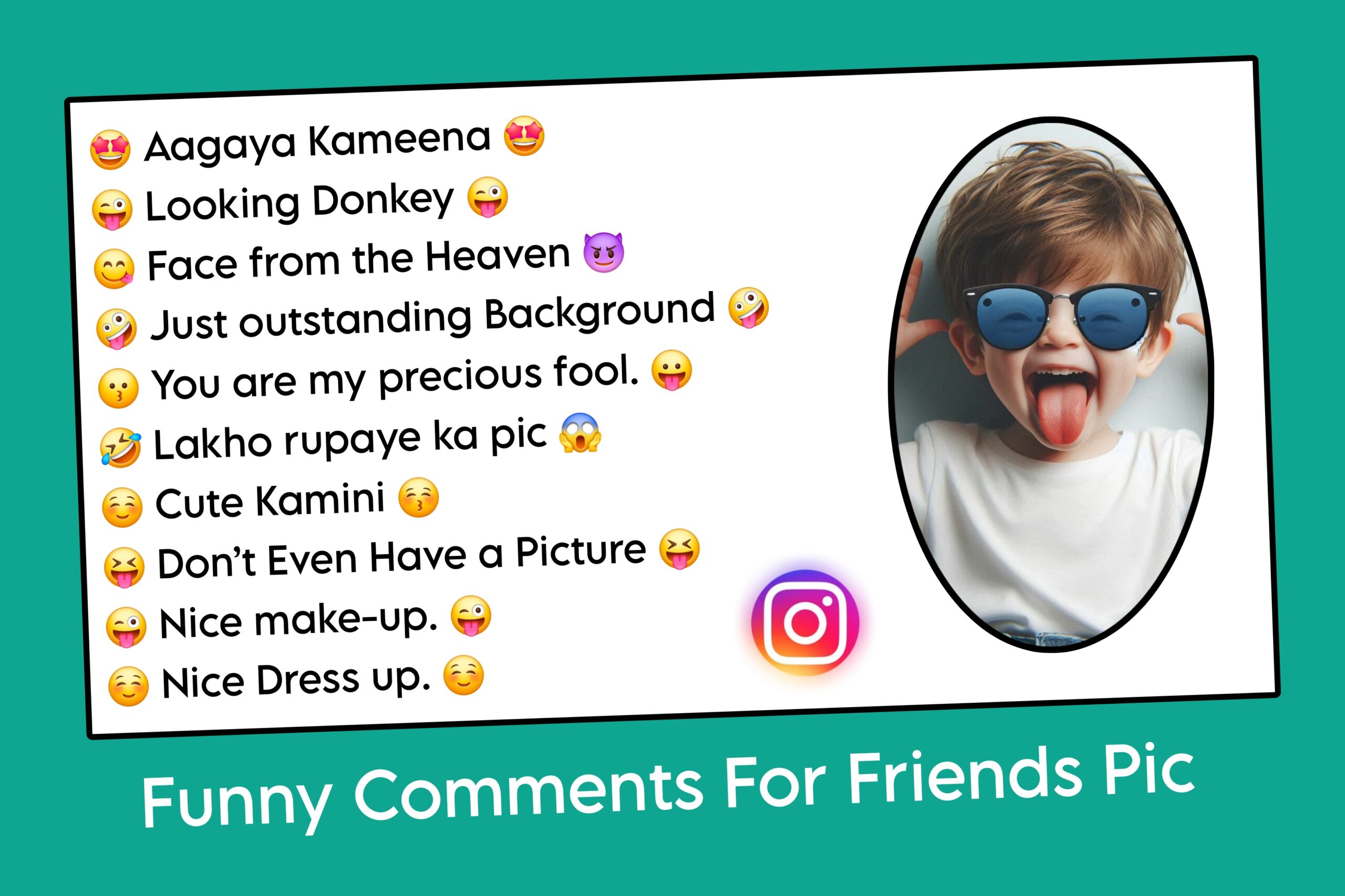 Funny Comments For Friends Pic