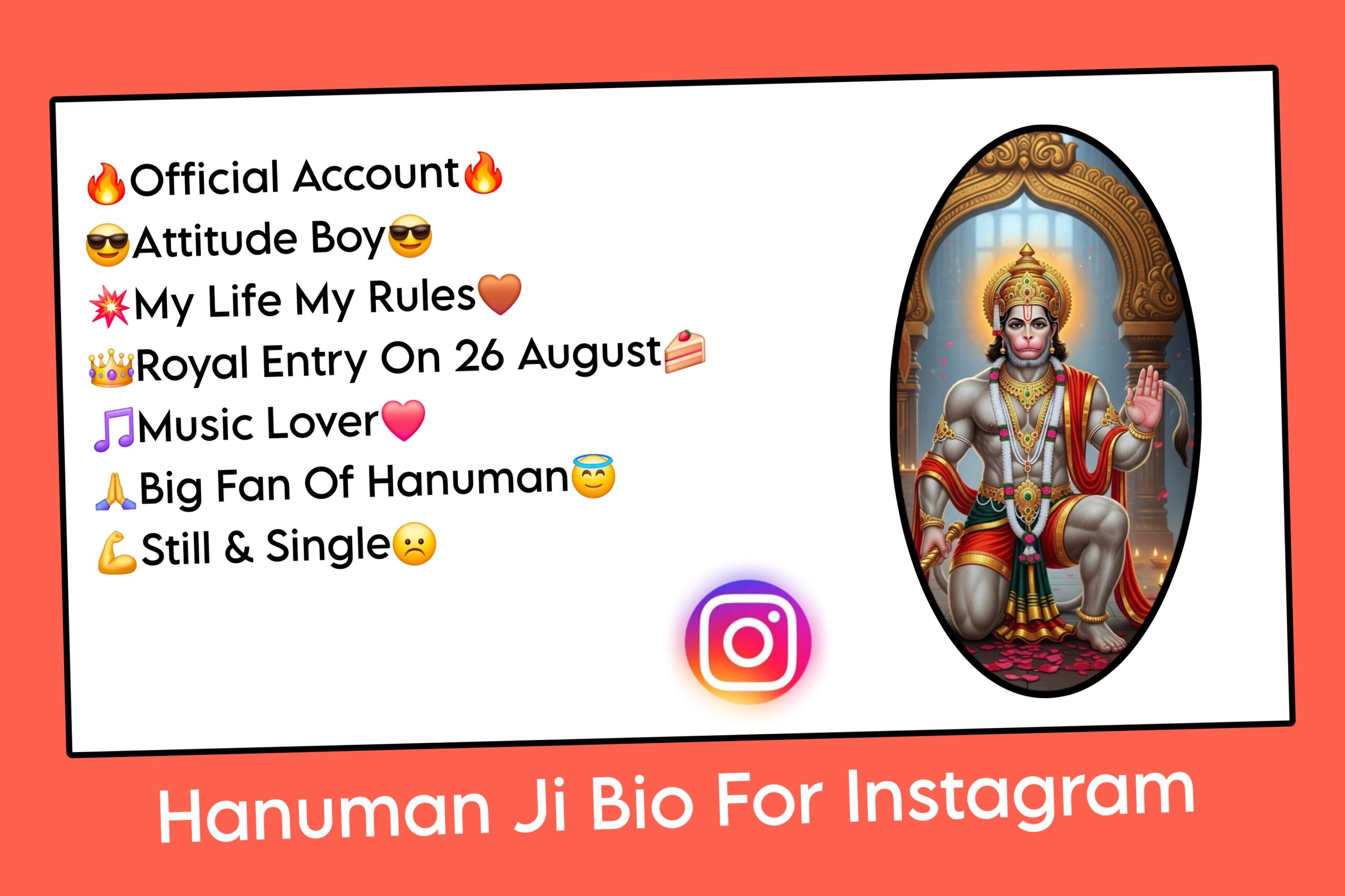 Hanuman Ji Bio For Instagram